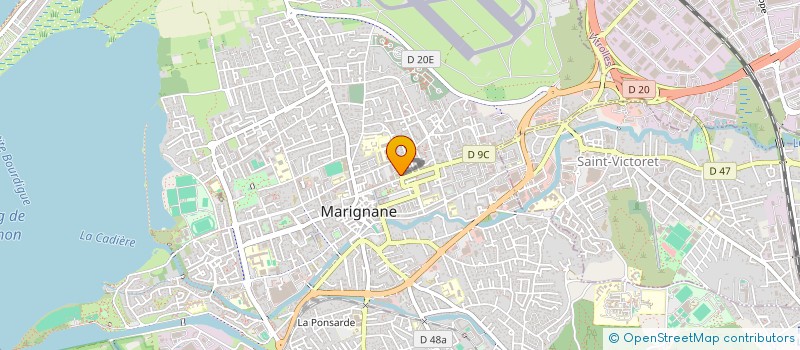 localisation de l'entreprise SCM CENTRE DE SPECIALISTES GUYNEMER à MARIGNANE