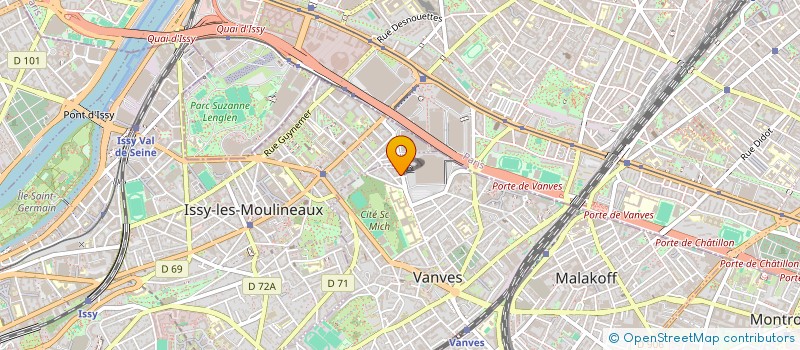 localisation de l'entreprise SCM CENTRE JEAN ROYER  VANVES