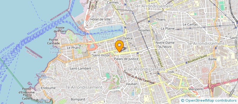 localisation de l'entreprise SCM CENTRE MEDICAL ALLIANCE  MARSEILLE