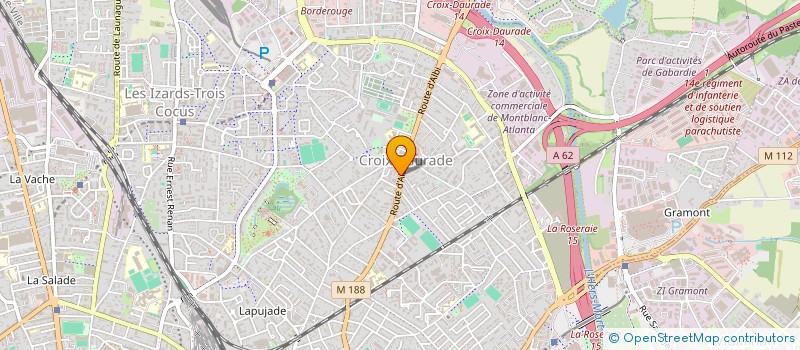 localisation de l'entreprise SCM CENTRE MEDICAL CROIX DAURADE  TOULOUSE