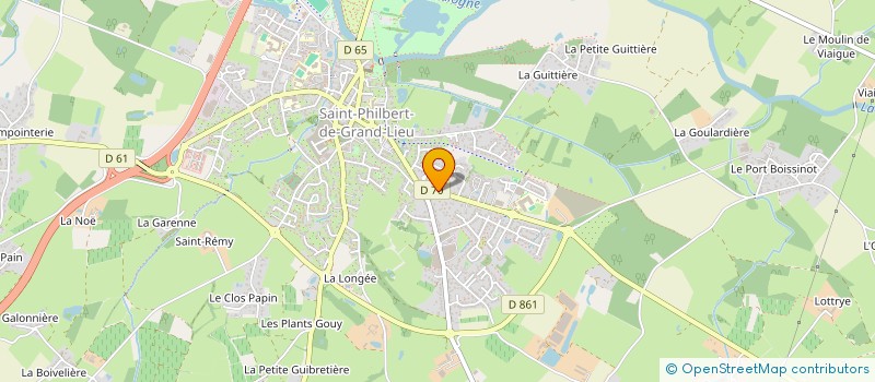 localisation de l'entreprise SCM CENTRE MEDICAL DE GRAND LIEU à SAINT-PHILBERT-DE-GRAND-LIEU