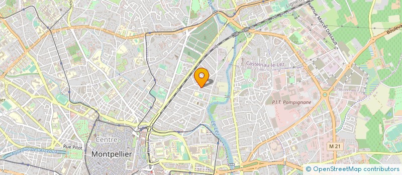 localisation de l'entreprise SCM CENTRE MEDICAL DES AUBES à MONTPELLIER