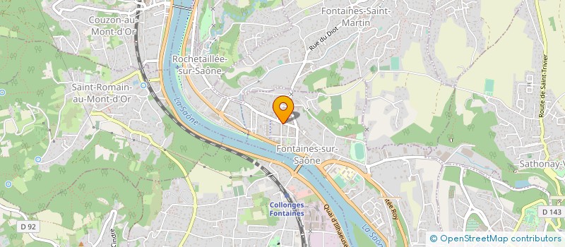 localisation de l'entreprise SCM CENTRE MEDICAL LES SAMBUIS à FONTAINES-SUR-SAONE