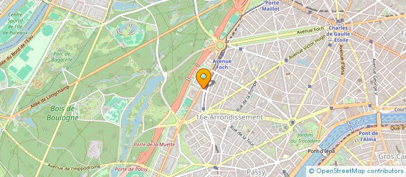 localisation de l'entreprise SCM CENTRE MIEDICAL DAUPHINE  PARIS