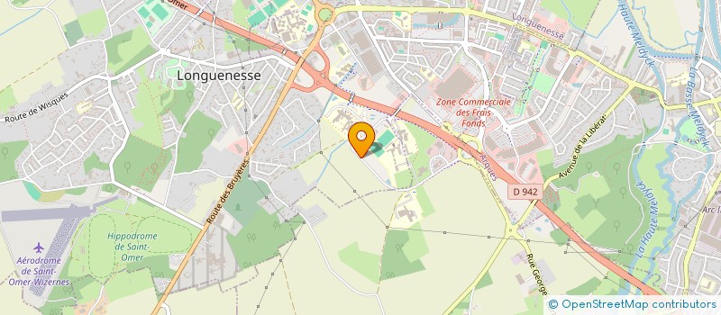 localisation de l'entreprise SCM CENTRE OPHTALMOLOGIQUE DE L'AUDOMAROIS  LONGUENESSE