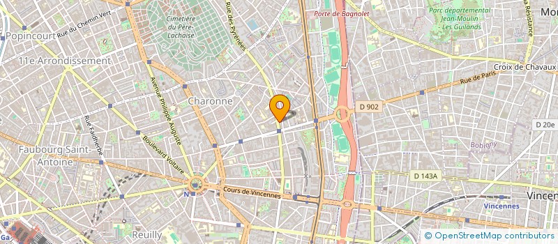 localisation de l'entreprise SCM CENTRE PARA MEDICAL MARAICHERS  PARIS