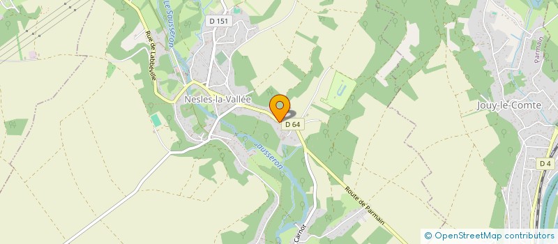 localisation de l'entreprise SCM CENTRE PARAMEDICAL NESLES LA VALLEE  NESLES-LA-VALLEE