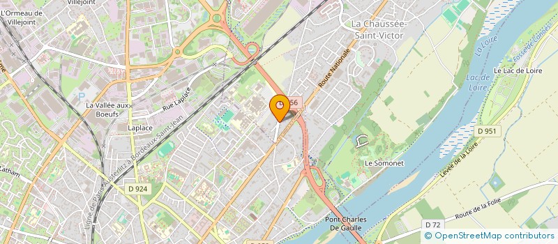 localisation de l'entreprise SCM CENTRE RADIOTHERAPIE CANCEROLOGIE  LA CHAUSSEE-SAINT-VICTOR