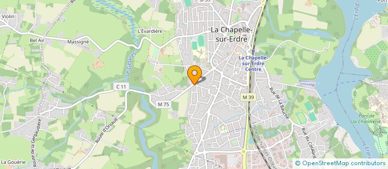 localisation de l'entreprise SCM CERFIL à LA CHAPELLE-SUR-ERDRE