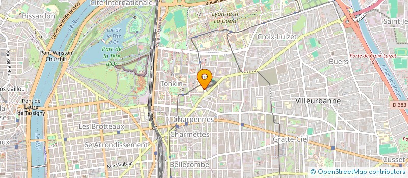 localisation de l'entreprise SCM CERT à VILLEURBANNE