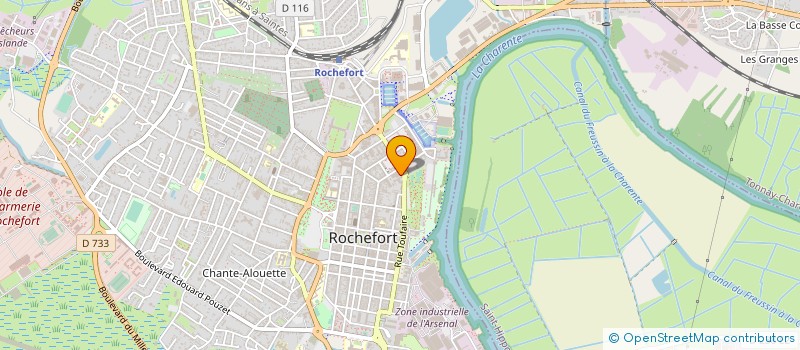 localisation de l'entreprise SCM CERZICH à ROCHEFORT