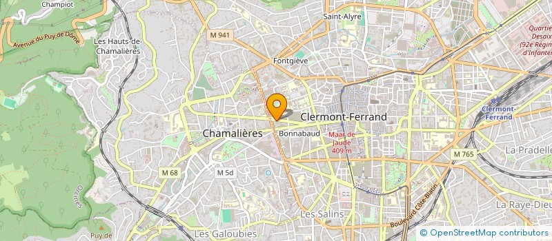 localisation de l'entreprise SCM CGR AVOCATS  CLERMONT-FERRAND