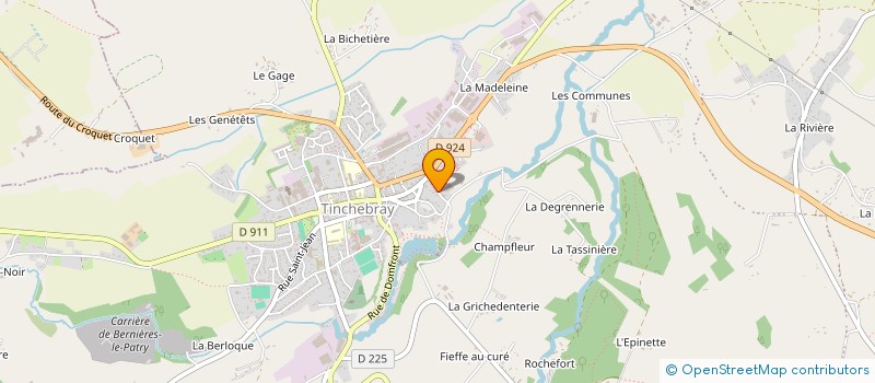 localisation de l'entreprise SCM CHALAUX LORGEOUX à TINCHEBRAY-BOCAGE