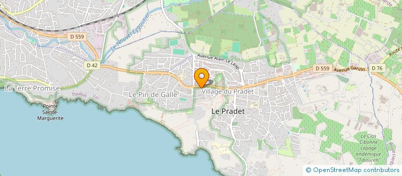localisation de l'entreprise SCM CHALAYE-GORKE à LE PRADET