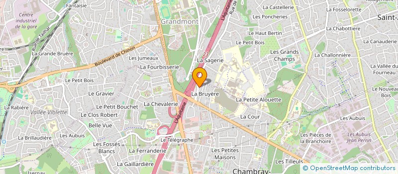 localisation de l'entreprise SCM CHAMBANEAU-LEGENTIL  CHAMBRAY-LES-TOURS