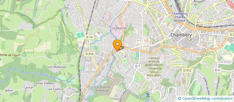 localisation de l'entreprise SCM CHAMBERY PHYSIO SPORT  CHAMBERY