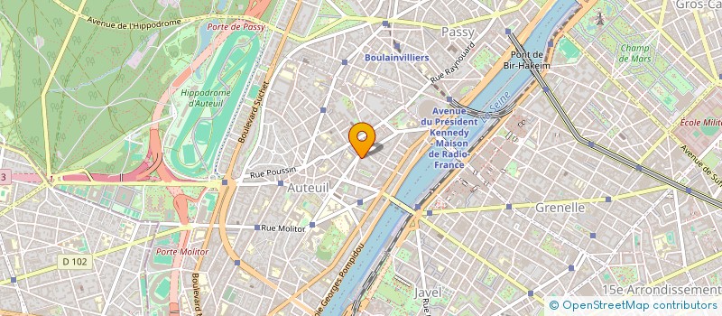 localisation de l'entreprise SCM CHAMBORD ET BOUCHER à PARIS