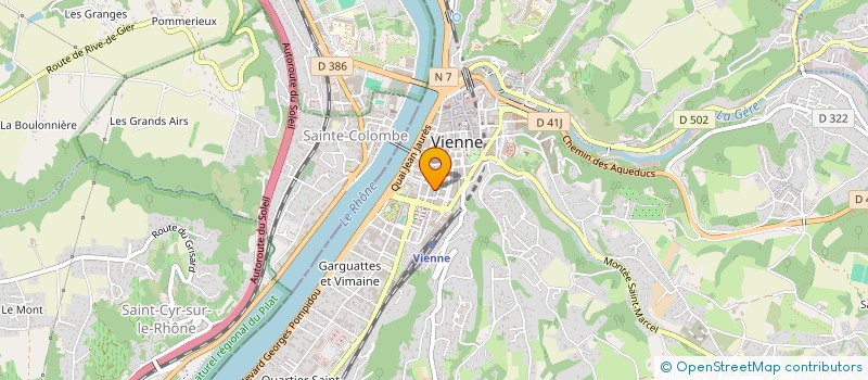localisation de l'entreprise SCM CHAMORAL à VIENNE