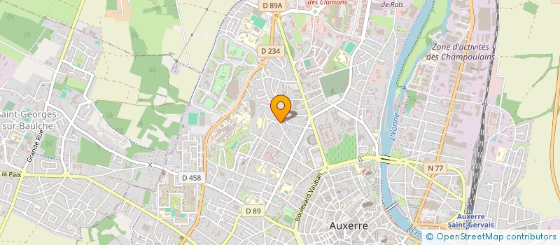 localisation de l'entreprise SCM CHAMPLEROY à AUXERRE