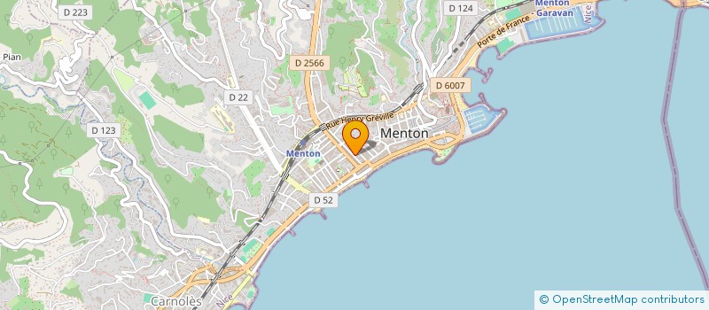 localisation de l'entreprise SCM CHAN ET GERMAN  MENTON