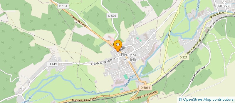 localisation de l'entreprise SCM CHANGEY FERON à FLEURY-SUR-ANDELLE