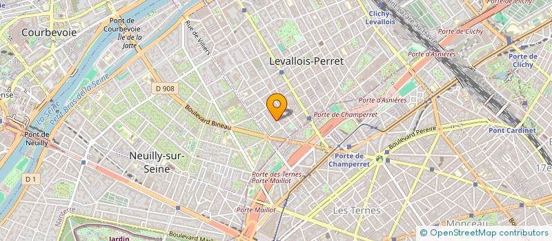 localisation de l'entreprise SCM CHAPTAL à LEVALLOIS-PERRET