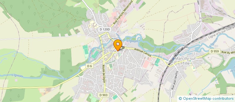 localisation de l'entreprise SCM CHARBONNEL  IS-SUR-TILLE