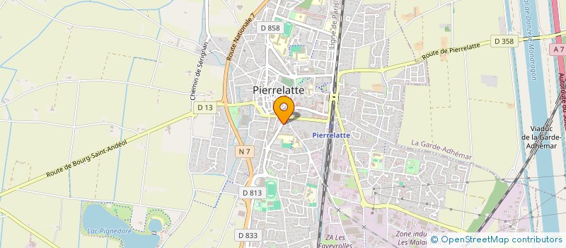 localisation de l'entreprise SCM CHASSIN - OBLETTE à PIERRELATTE