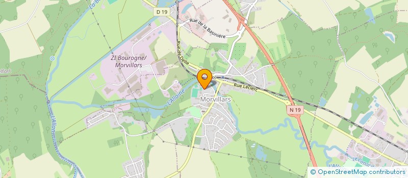 localisation de l'entreprise SCM CHATEAU DE MORVILLARS  MORVILLARS