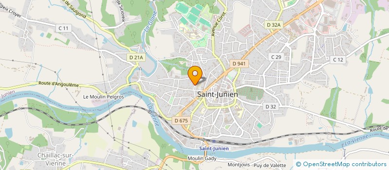 localisation de l'entreprise SCM CHATEAUBRIAND à SAINT-JUNIEN