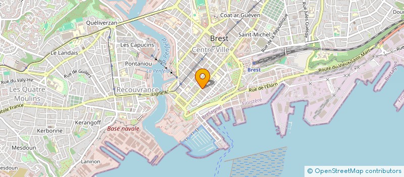 localisation de l'entreprise SCM CHATEAUDERM à BREST