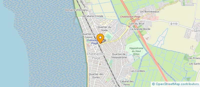 localisation de l'entreprise SCM CHATELMED à CHATELAILLON-PLAGE