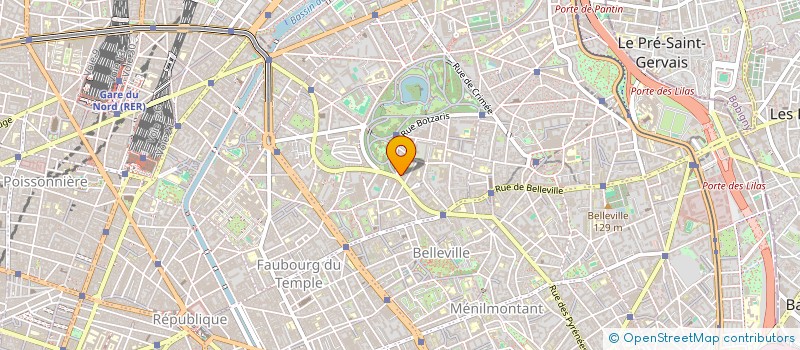 localisation de l'entreprise SCM CHAUMONT PARNASSE  PARIS