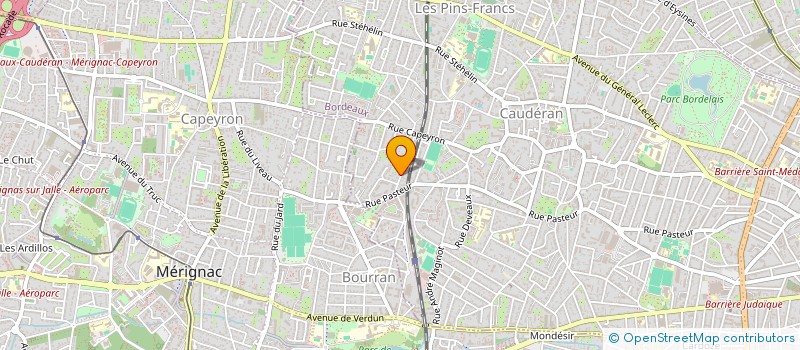 localisation de l'entreprise SCM CHAUSSIER-DELBOY ESTEPHE à BORDEAUX