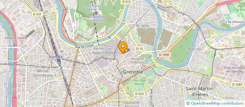 localisation de l'entreprise SCM CHEVALIER CHAPUIS  GRENOBLE