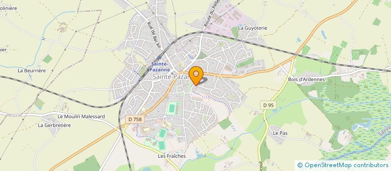 localisation de l'entreprise SCM CHEVALIER LE DREVO à SAINTE-PAZANNE