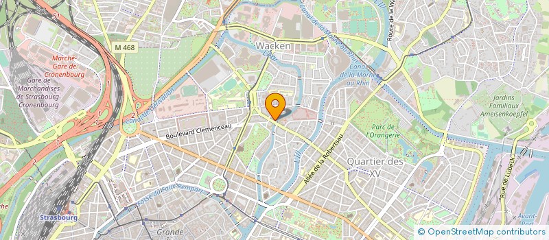 localisation de l'entreprise SCM CHIR-URO  STRASBOURG