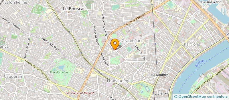 localisation de l'entreprise SCM CHIRGYNTIVOLI GYNECOBORDEAUX à BORDEAUX