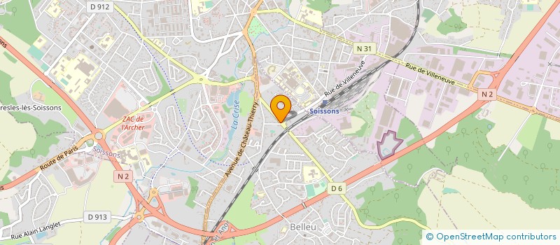 localisation de l'entreprise SCM CHIRURGIE DENTAIRE SAINTE APOLLINE à BELLEU