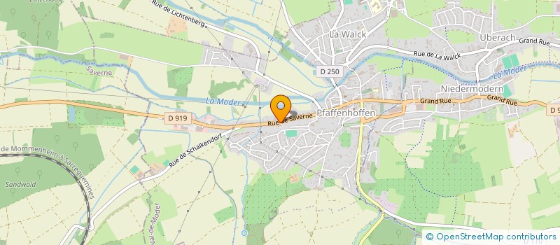 localisation de l'entreprise SCM CHIRURGIENS DENTISTE KLEIN FENNINGER  VAL-DE-MODER