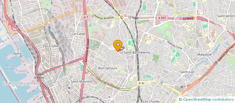 localisation de l'entreprise SCM CINI VALETTE à MARSEILLE 14
