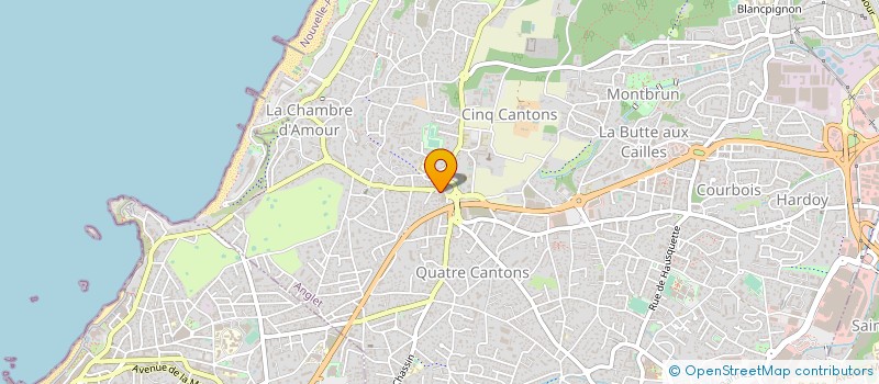 localisation de l'entreprise SCM CINQ CANTONS  ANGLET