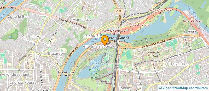 localisation de l'entreprise SCM CITE 4.5  LYON