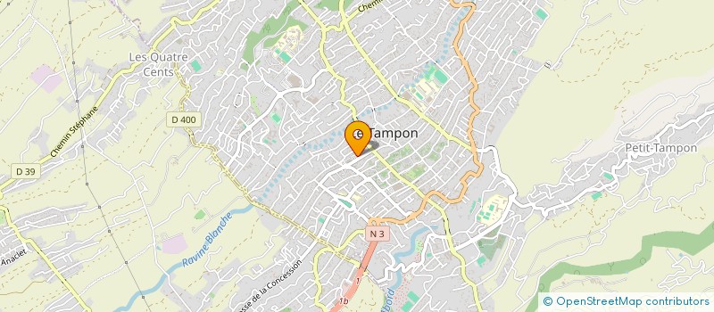 localisation de l'entreprise SCM CLAIRAMBAULT DUTOIT SERRANO à LE TAMPON