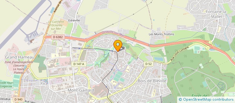 localisation de l'entreprise SCM CLAUDE BERNARD à LE HAVRE