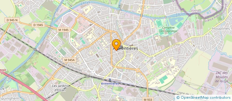 localisation de l'entreprise SCM CLAUDE BERNARD  ARMENTIERES