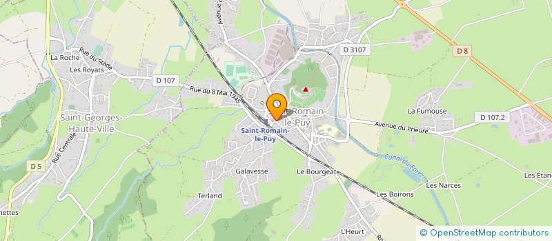 localisation de l'entreprise SCM CLAVICULE à SAINT-ROMAIN-LE-PUY