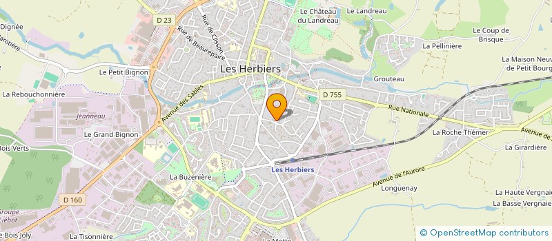localisation de l'entreprise SCM CLEA à LES HERBIERS
