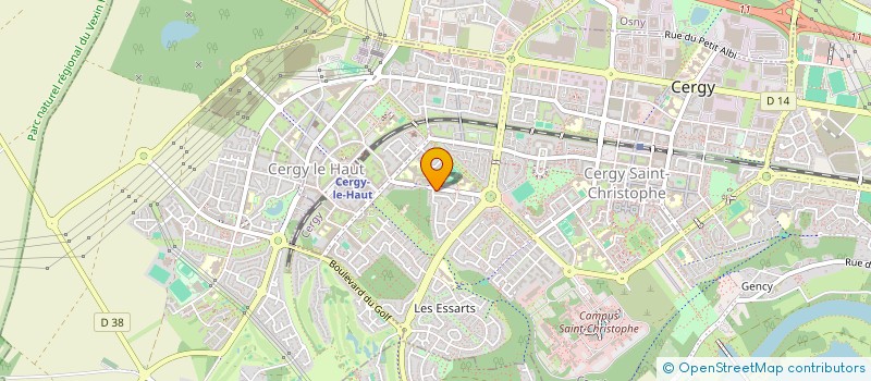 localisation de l'entreprise SCM CLERMONT CLERMONT-GRANNEC  CERGY