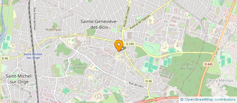 localisation de l'entreprise SCM CLINIQUE DENTAIRE AVENUE BRETIGNY à SAINTE-GENEVIEVE-DES-BOIS